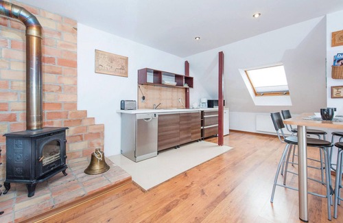 Darlowko Apartment | Charming Attic Apartment in Historic District with Ocean Views