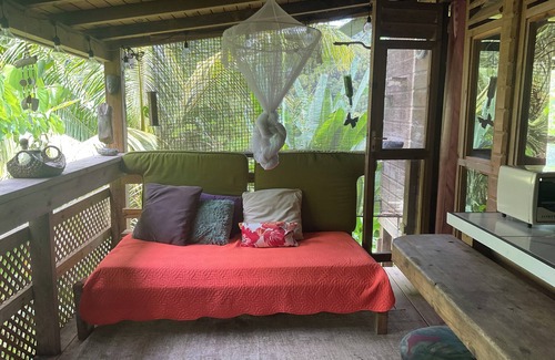 Barroui Cabin | Inviting 2-Bedroom Wooden Cottage with Spa and Pool Access