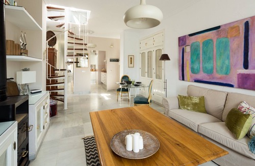 San Bartolome Apartment | Spacious 2-Bedroom Suite with Private Terrace & Spa Access