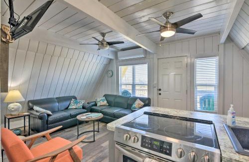 Surfside Beach House | Cozy A-Frame Home with Deck, Steps from Surfside Beach!