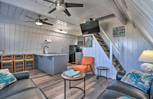 Surfside Beach House | Cozy A-Frame Home with Deck, Steps from Surfside Beach!