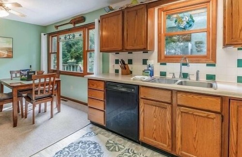 Ludington Cottage | Inviting 2 Bed Cottage with Pool & Lake View at Hamlin Lake