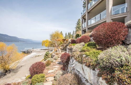 Central Okanagan House | Exclusive 2 BR Lakefront Suite with Private Deck & Dock