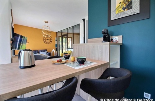 Telgruc-sur-Mer House | Top-Rated Gite with Indoor Spa & Ocean View at Phare de la Jument