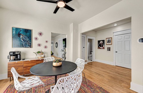 Rogers House | Explore Downtown Rogers: Heated Pool & King Bed Awaits