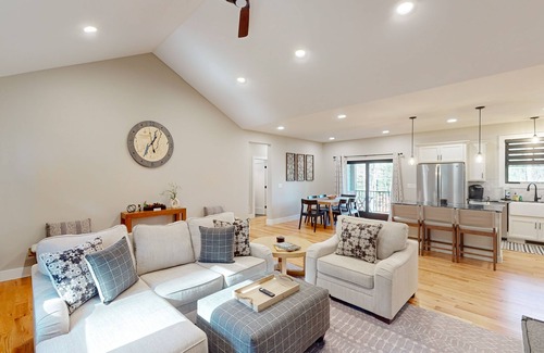 Lake George House | Modern Retreat with Pool, Spa & Great Outdoor Space