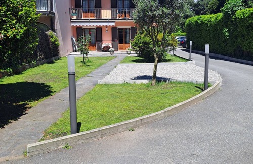Cannobio Apartment | Sunny 2-Room Apartment Steps from the Beach with Lake View