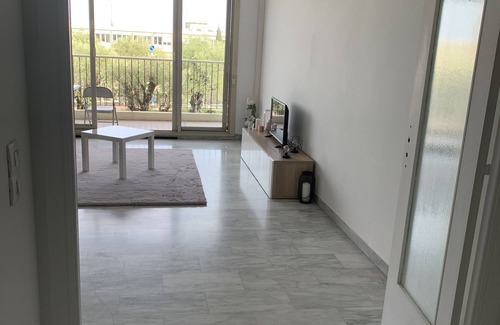 Fabron Apartment | Elegant 2-Room Apartment with Ocean View & Pool Access