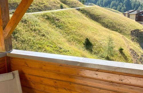 Allos Apartment | Well-Equipped 2 Rooms with South East View & Pool Access