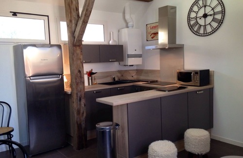 Biarritz Apartment | Inviting 2 Rooms + Mezzanine Steps from Biarritz Beach