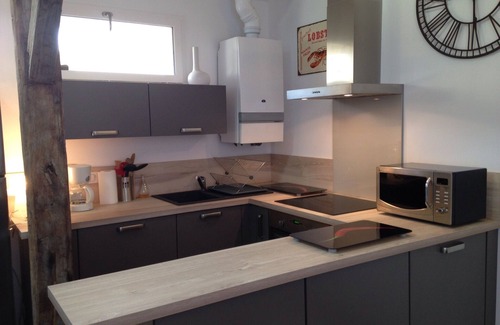 Biarritz Apartment | Inviting 2 Rooms + Mezzanine Steps from Biarritz Beach