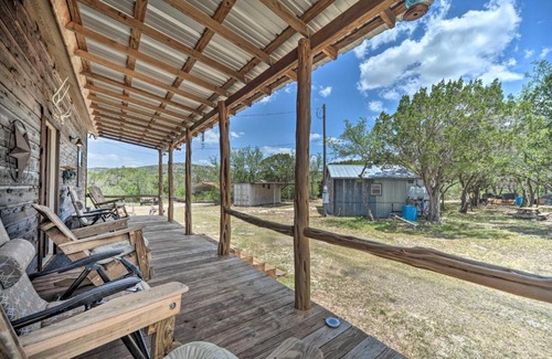 Sabinal House | Relax in 2 Cozy Cabins with Porches on Remote Ranch