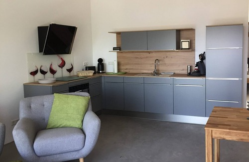 Freiburg im Breisgau Apartment | Family-Friendly 2-Bedroom Retreat with Balcony & Kitchen