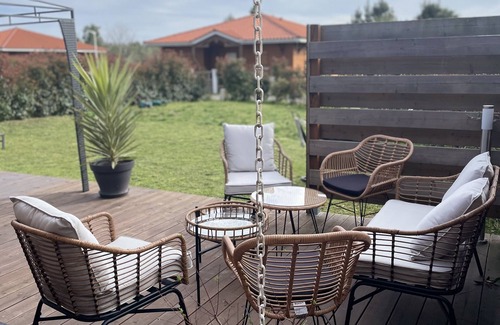 Parentis-en-Born Villa | Steps Away from the Lake: Family-Friendly Retreat