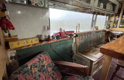 Scarborough Cabin | Cozy Double Bed Glamping Wagon at Dalby Forest
