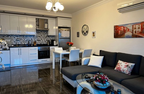 Alanya Condo | Inviting 2-Room Retreat at a Premier Resort with Ocean Views