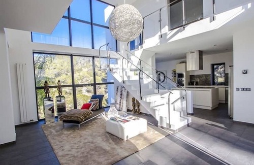 Sitges Town Center Villa | Villa Mar del Este: Zen Retreat with Pool & Ocean Views