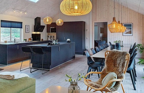 Houstrup House | Spacious 20-Person Holiday Home with Pool in Nørre Nebel