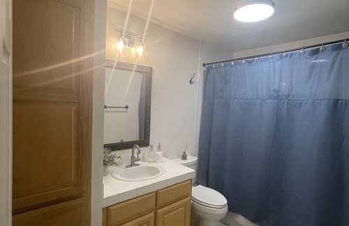 North Shoal Creek Condo | Explore a Spacious Two-Story Condo with Private Patio