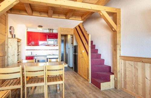 Doucy-Combelouviere Apartment | 200m from resort center, balcony, parking, tv, ski locker, 55m², Valmorel