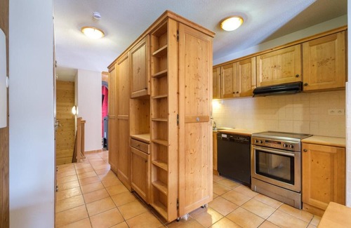 Lanslevillard Apartment | Ideal Retreat with Pool, Spa & Balconies Near Resort Center