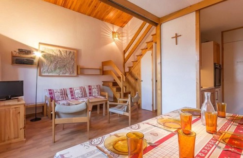 Montchavin Apartment | Relax at Montchavin La Plagne: Balcony & Ski Locker Access
