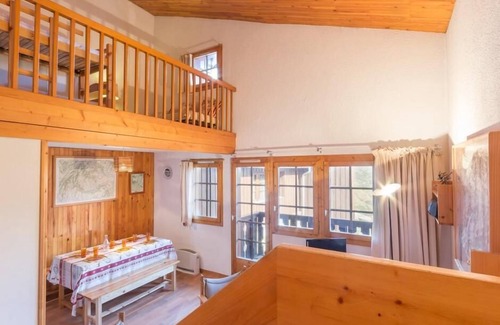 Montchavin Apartment | Relax at Montchavin La Plagne: Balcony & Ski Locker Access