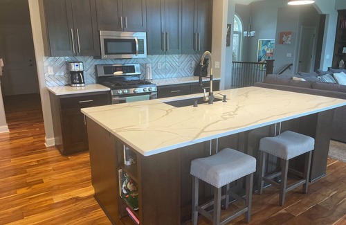 Oconomowoc House | Modern Decor Home in Suburban Milwaukee with Family Amenities
