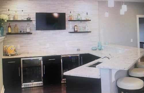 Oconomowoc House | Modern Decor Home in Suburban Milwaukee with Family Amenities