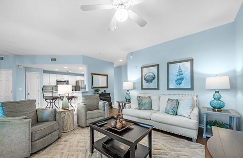 Fort Morgan Condo | Modern Retreat 202E: Ocean View & Spa Bliss Awaits