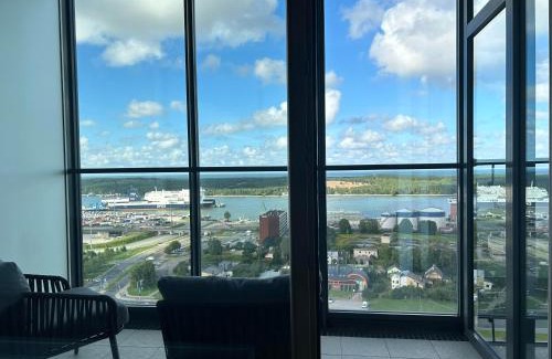 Klaipeda Apartment | 21 fl an apartment with a sea view