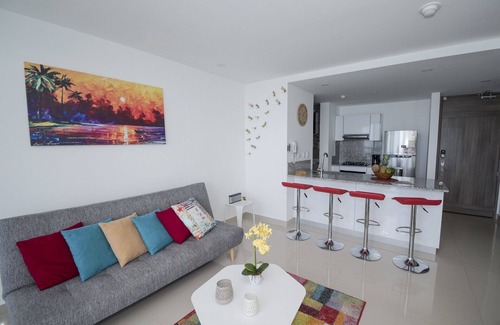 Bocagrande Apartment | 25th Floor Spectacular 1 Bedroom Apt in BocaGrande
