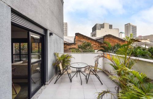 Consolacao Apartment | 27 New Studio Design near Av Paulista Bela Cintra