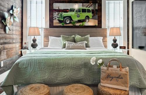 Brazos House | Steps from Silos: Heated Pool & Family-Friendly Stay
