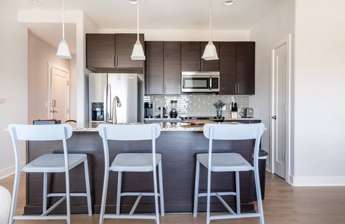 Downtown Baltimore Apartment | Elegant Downtown Suite with Rooftop Deck & Gym Access