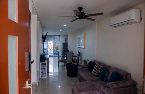 Ferrocarrilera Apartment | Modern 2BR Condo with Rooftop Jacuzzi near the Beach