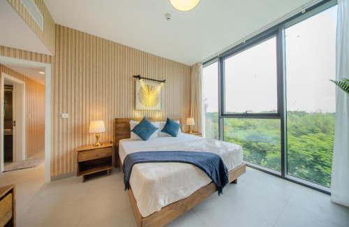 Sharjah Apartment | 2BR Home - Aljada's Amazing Green Views - Sleeps 6