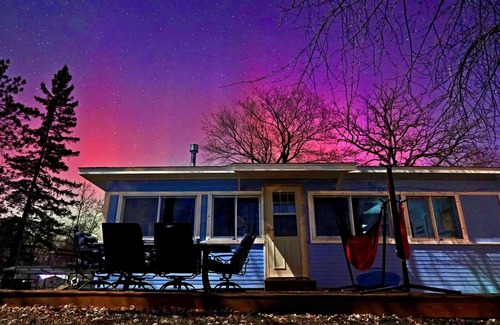 Isle Cabin | Experience Lakefront Bliss: 2BR Cabin with Boat Dock