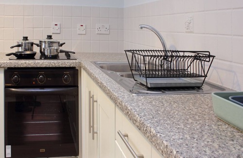 Dungannon Apartment | Modern 2BR Apartment with Kitchen & Child-Friendly Amenities