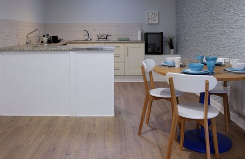 Dungannon Apartment | Modern 2BR Apartment with Kitchen & Child-Friendly Amenities