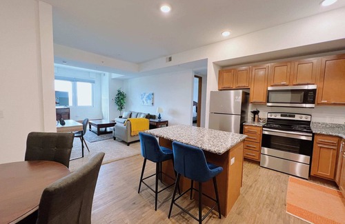 Grandville Apartment | Indulge in a 2BR Suite at The Grand Castle with Pool & Gym