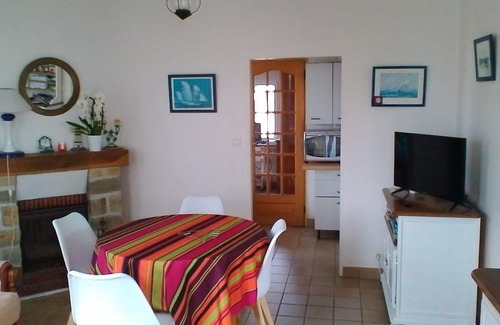 Agon-Coutainville Cottage | Seaside Retreat: Oceanfront House with Free WiFi & Pool