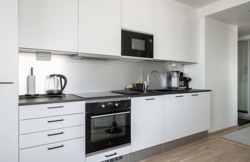 Tampere Apartment | 2ndhomes Tampere Silta Apt: Scenic Views & Relaxing Sauna