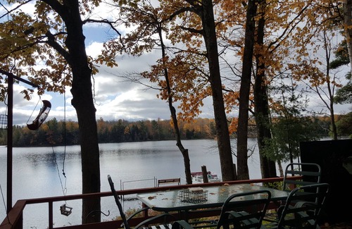 Lac du Flambeau Cabin | Top-Rated 3 Bedroom Lakefront Cabin with Spa & Pool Access