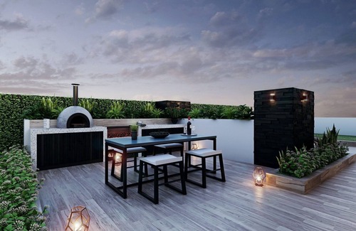 Miraflores Apartment | Modern 2 Bedroom Duplex Penthouse with Spa in Miraflores