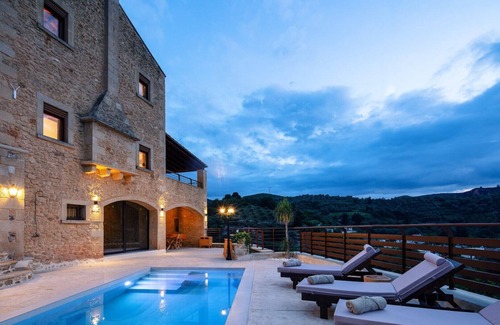 Manoliopoulo Villa | Seaside Retreat with Pool, Spa & Ocean Views Await You