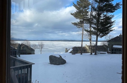 Gilford Condo | Lake Front Retreat: Pool, Tennis & Beach Access Await You
