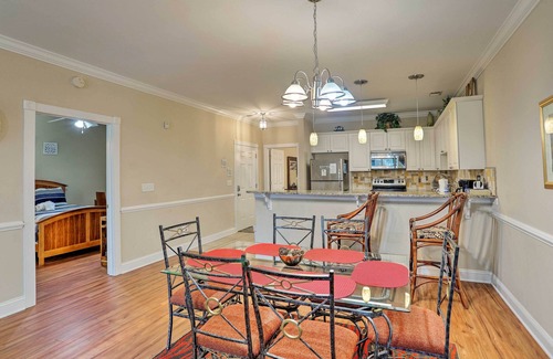 Central Myrtle Beach Apartment | Relaxing Myrtle Beach Condo with Resort Pool & Porch