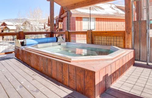 Willow Grove Apartment | Modern Silverthorne Condo with Hot Tub & River Access