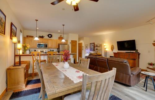 Willow Grove Apartment | Modern Silverthorne Condo with Hot Tub & River Access